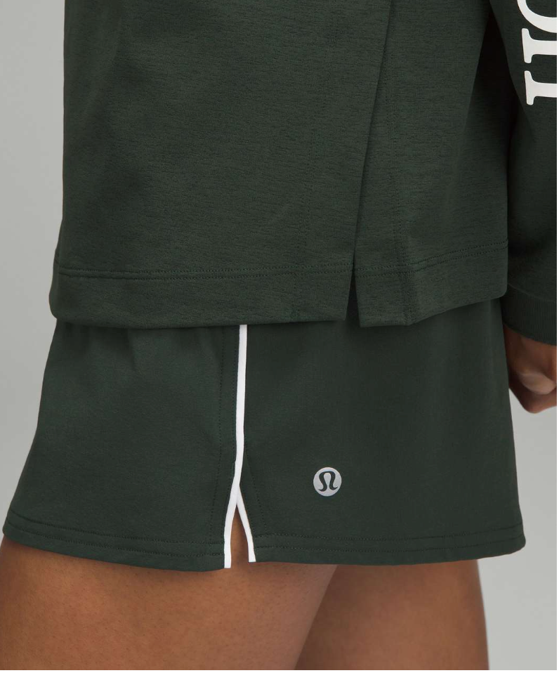 Lululemon Lightweight High-Rise 3” Relaxed Short in Legacy Green