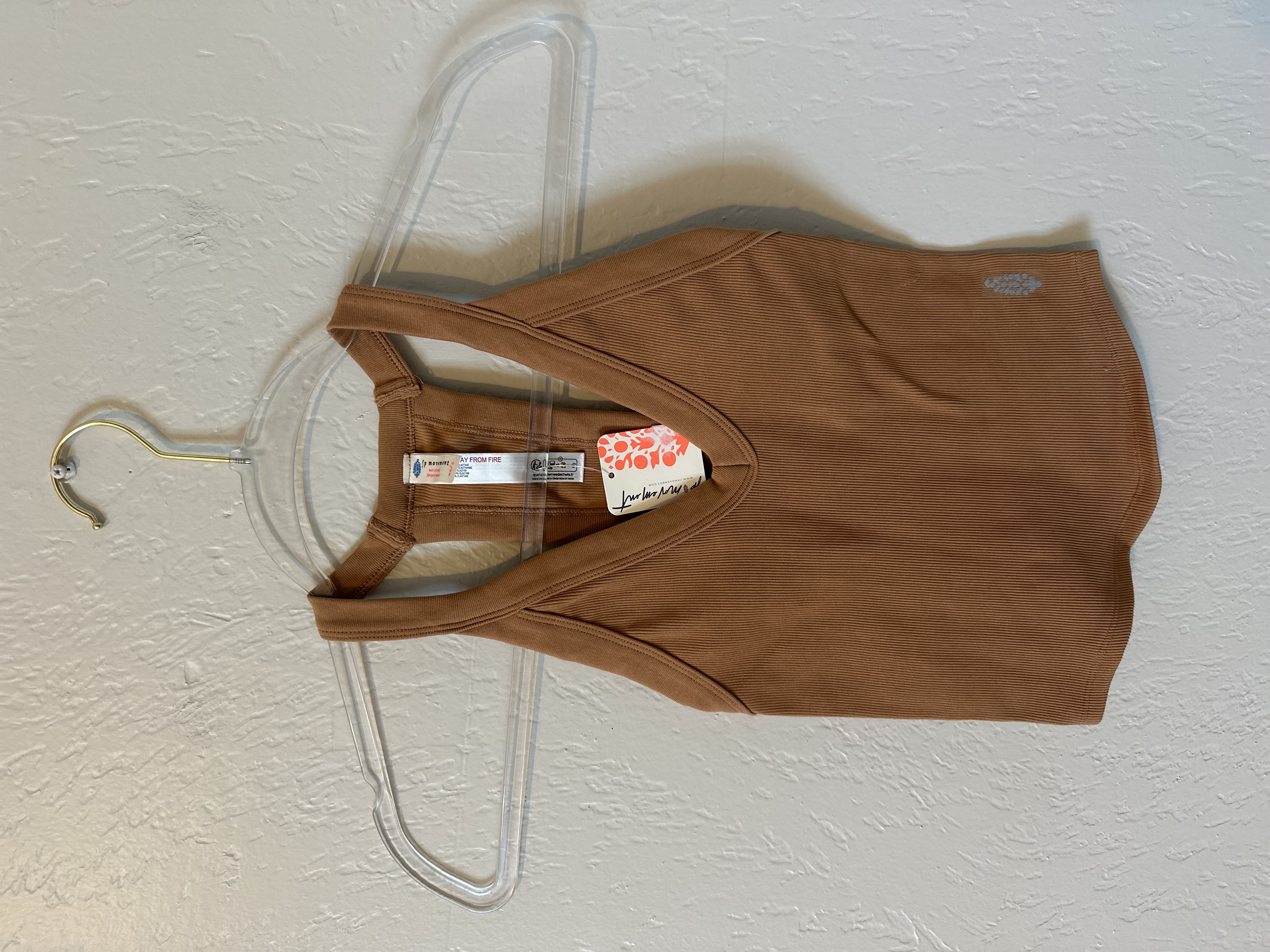 NWT Free People All Clear V Neck Cami thumbnail 3