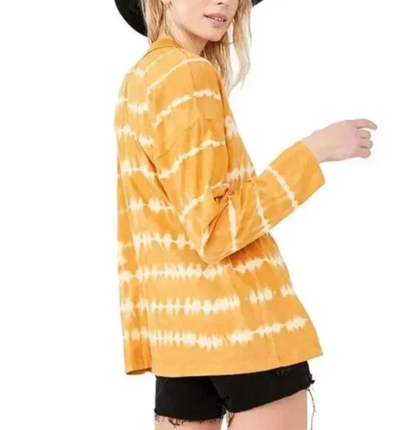 Free People Tie Dyed Mock Neck