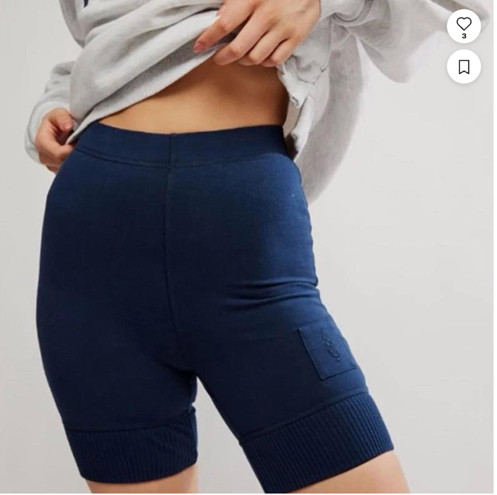 Free People Long Haul Biker Shorts