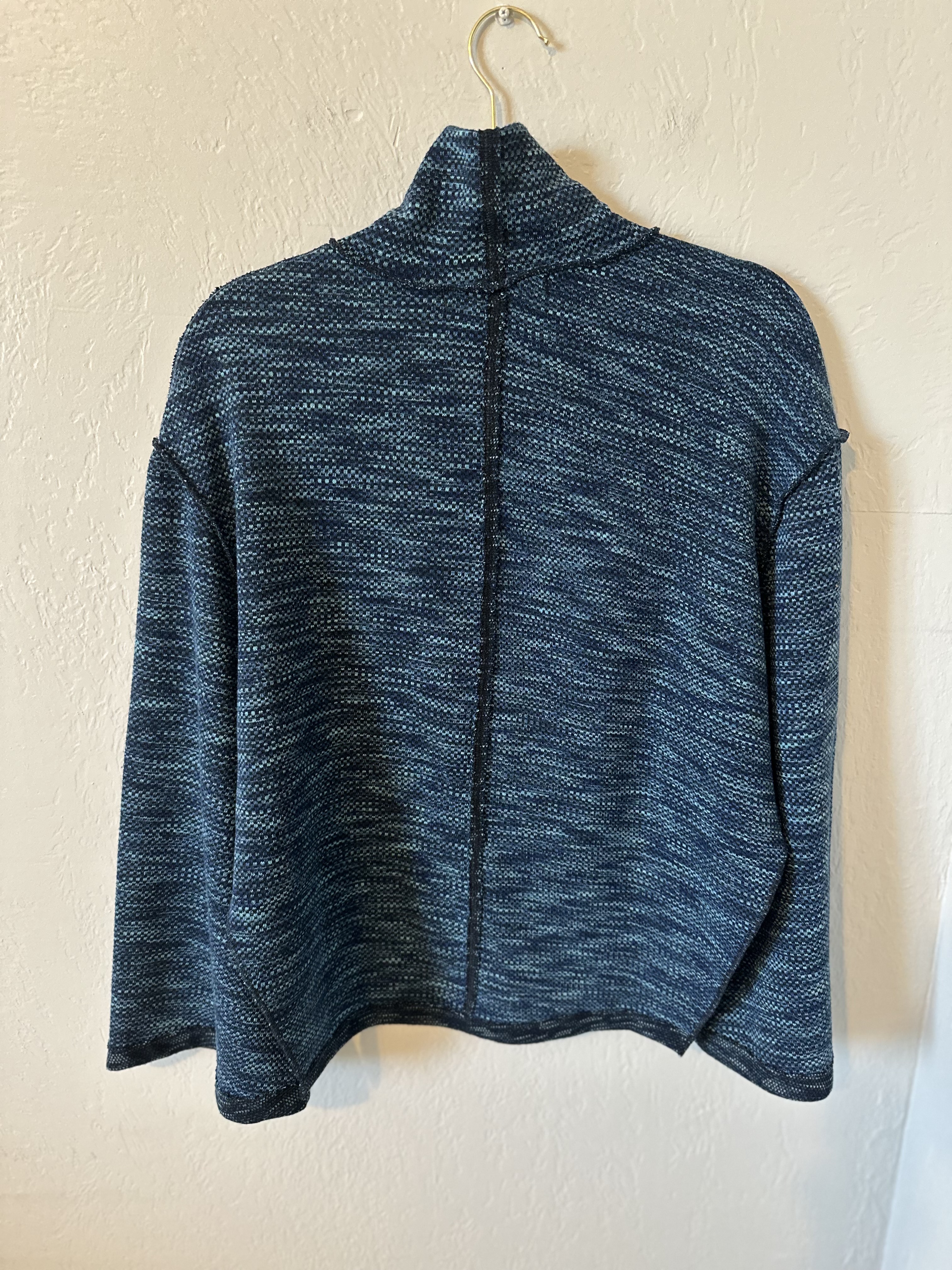 Free People Sunny Days Textured Knit Turtleneck Sweater thumbnail 6