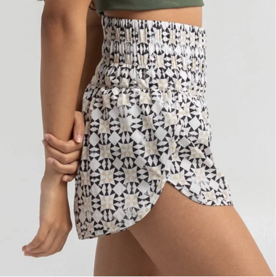 Free People "The Way Home" Patterned Shorts