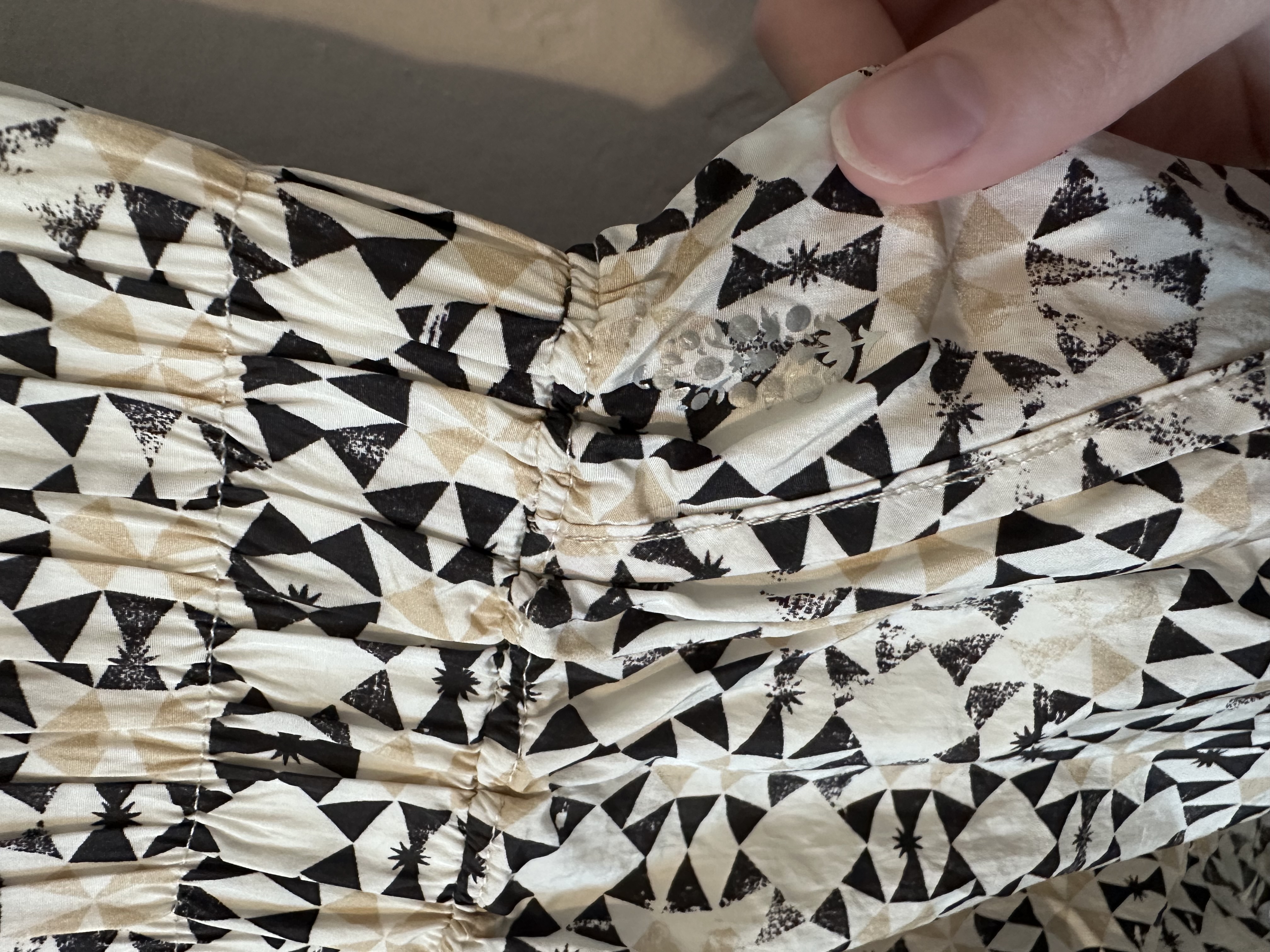 Free People "The Way Home" Patterned Shorts thumbnail 5