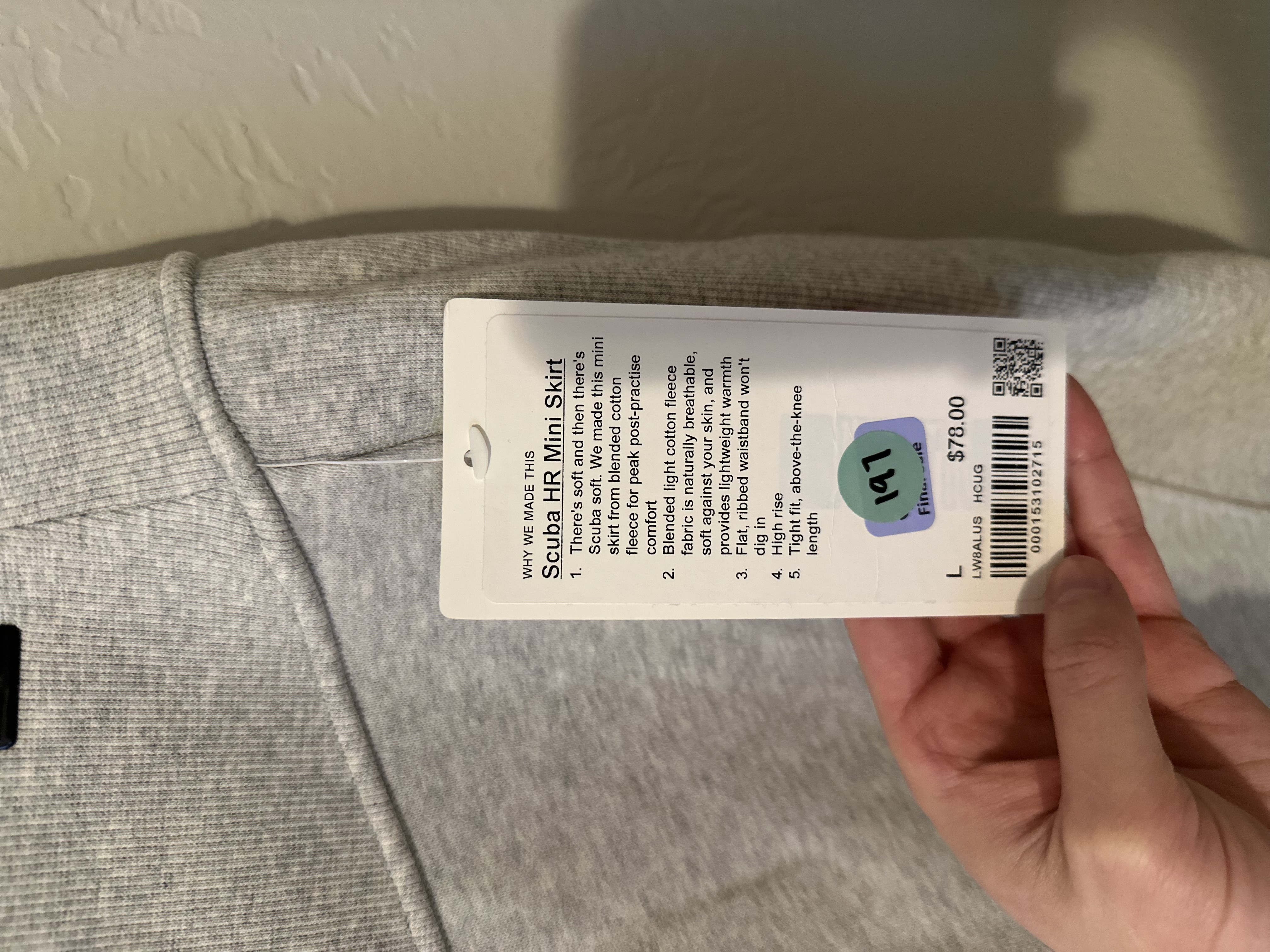 NWT Lululemon Scuba HR Mini Skirt thumbnail 6