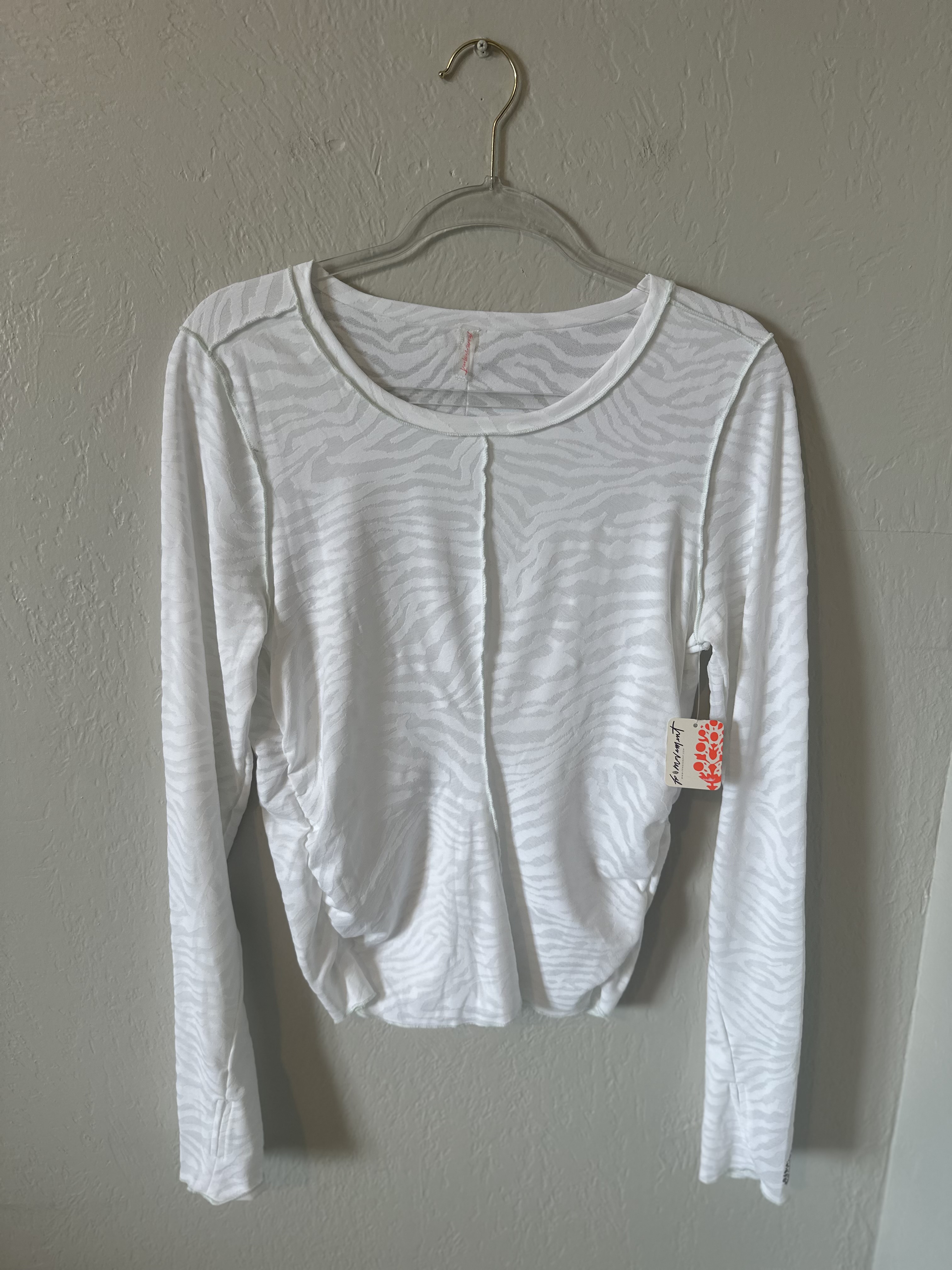 NWT Free People Printed Right On Run Long Sleeve thumbnail 4