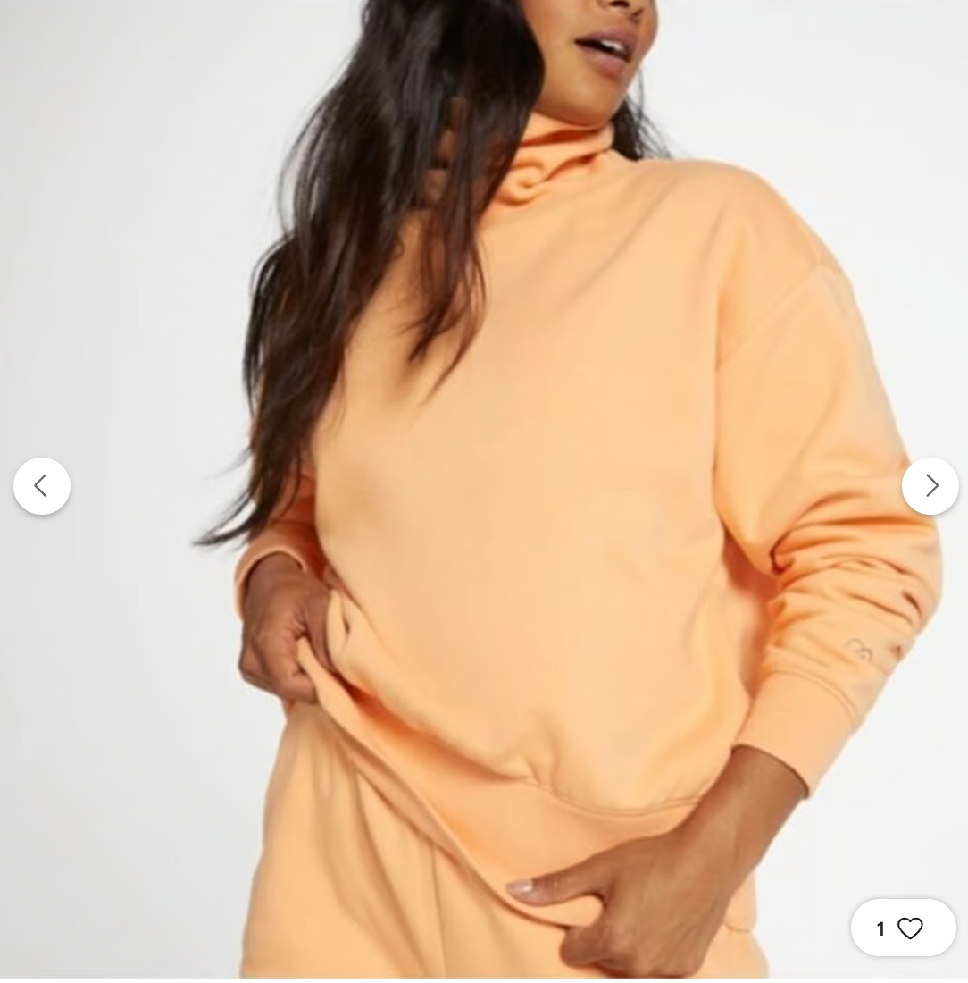 CALIA Fleece Everyday Turtleneck