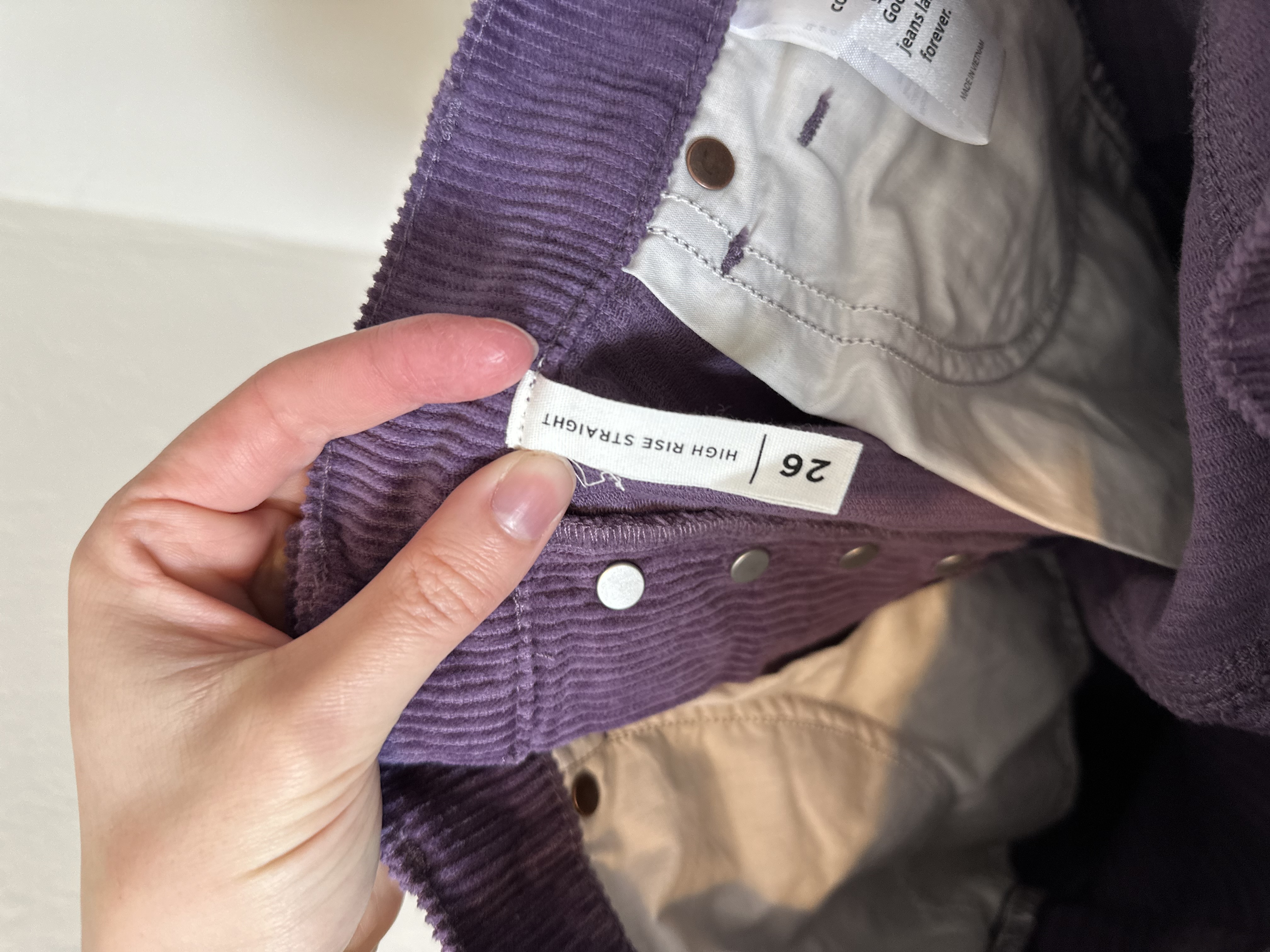 Pacsun High Rise Straight Corduroy Pants thumbnail 9
