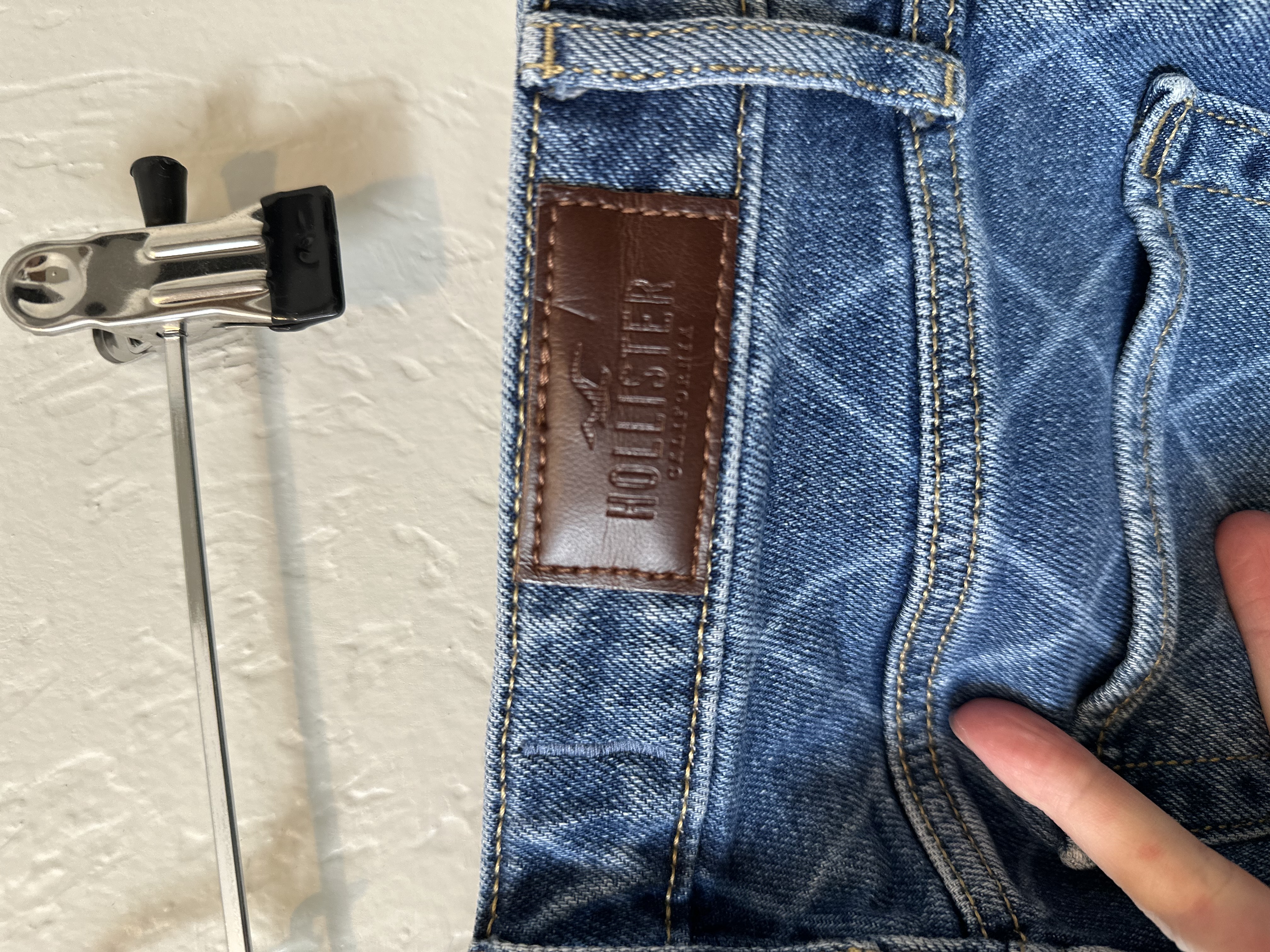 Hollister Ultra High Rise Patterned Dad Jeans thumbnail 5
