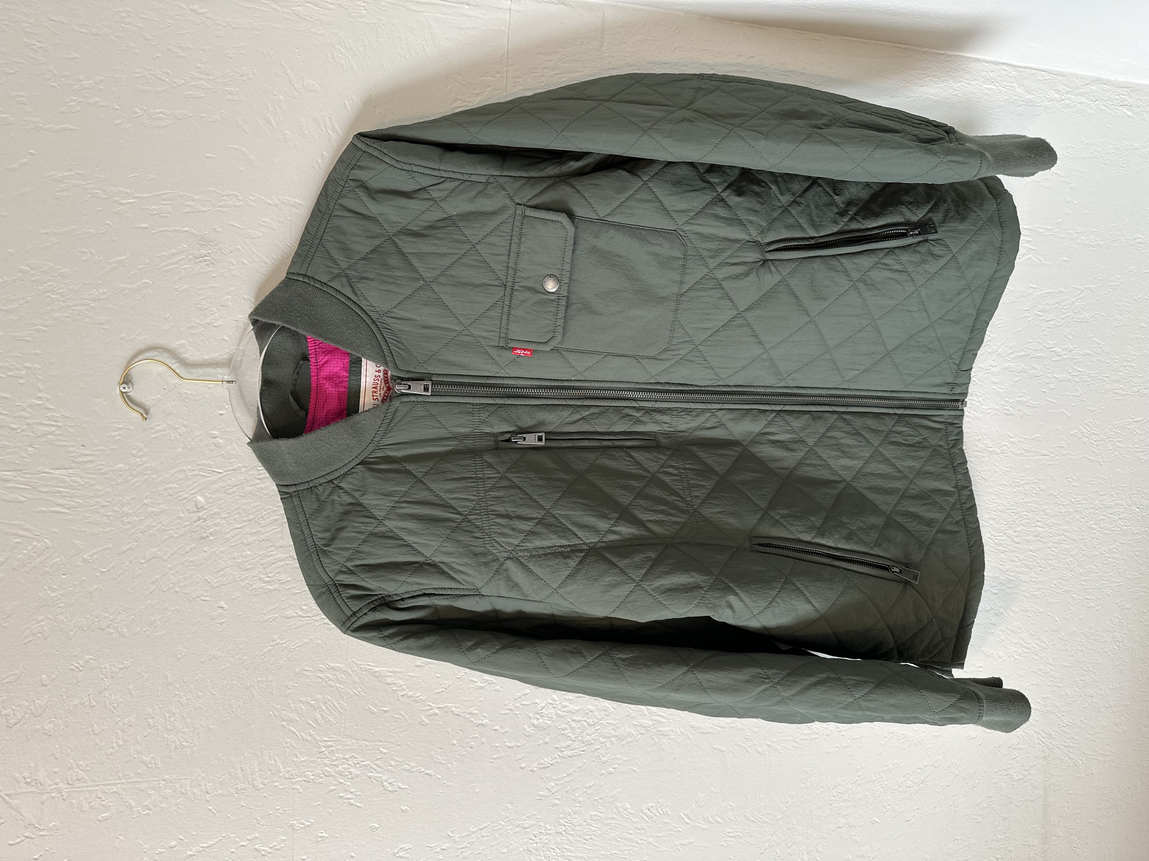 Levi's Quilted Bomber Jacket thumbnail 3