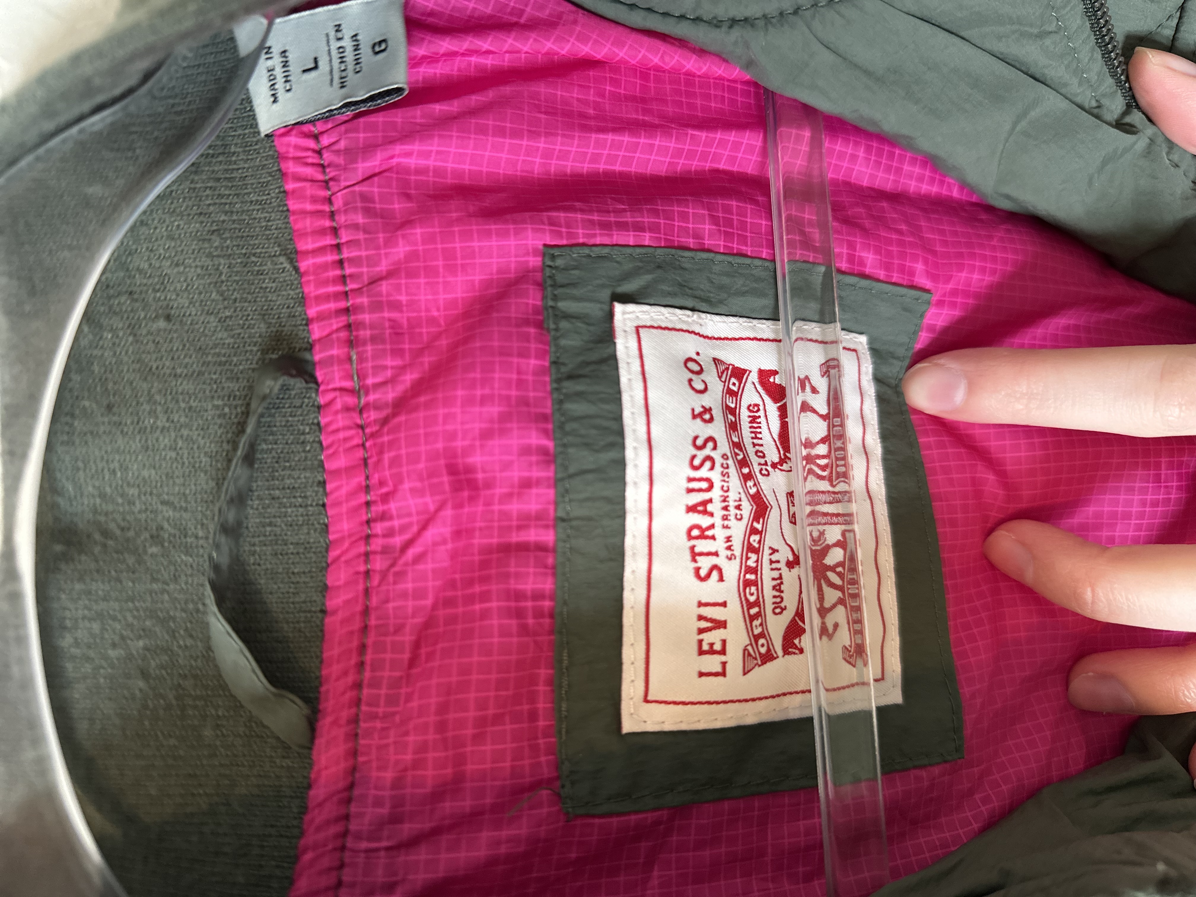 Levi's Quilted Bomber Jacket thumbnail 6