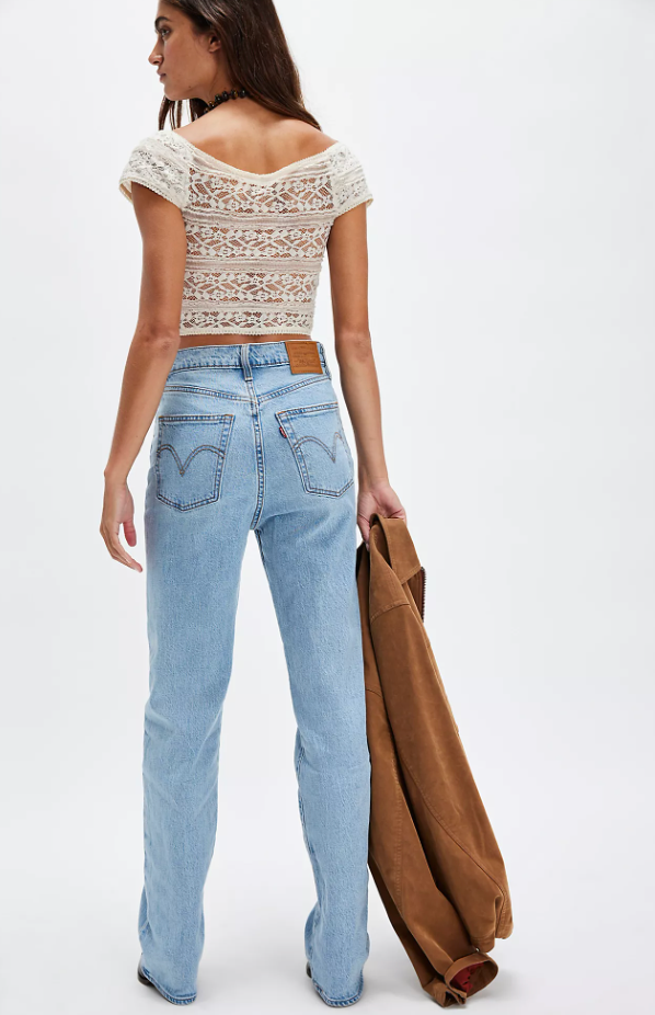 Levi’s Ribcage Straight High-Rise Jeans thumbnail 2