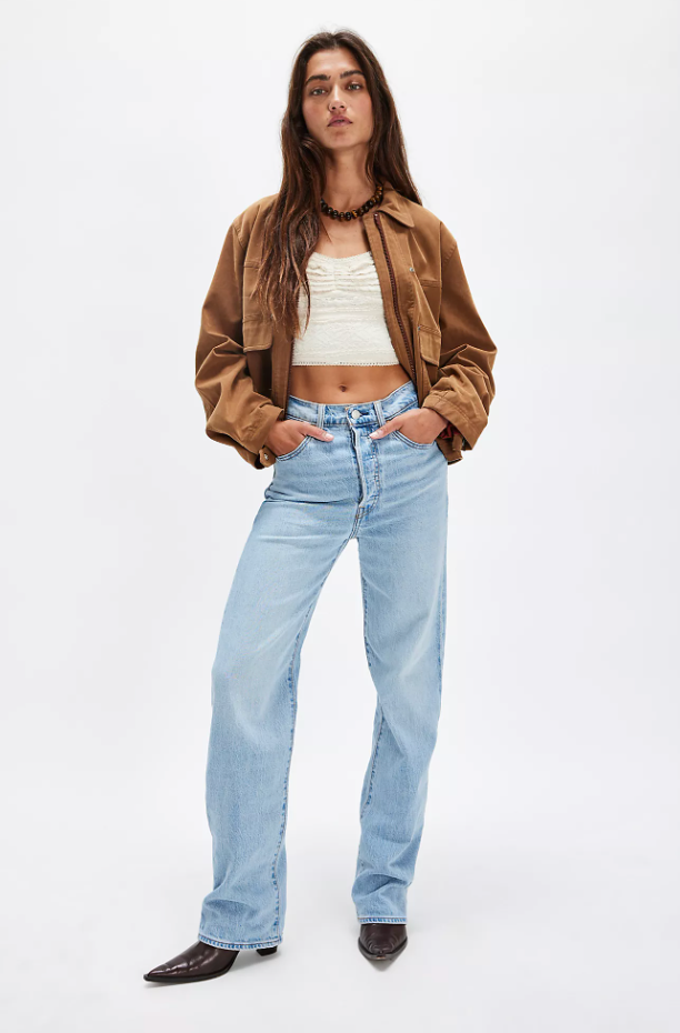 Levi’s Ribcage Straight High-Rise Jeans thumbnail 3