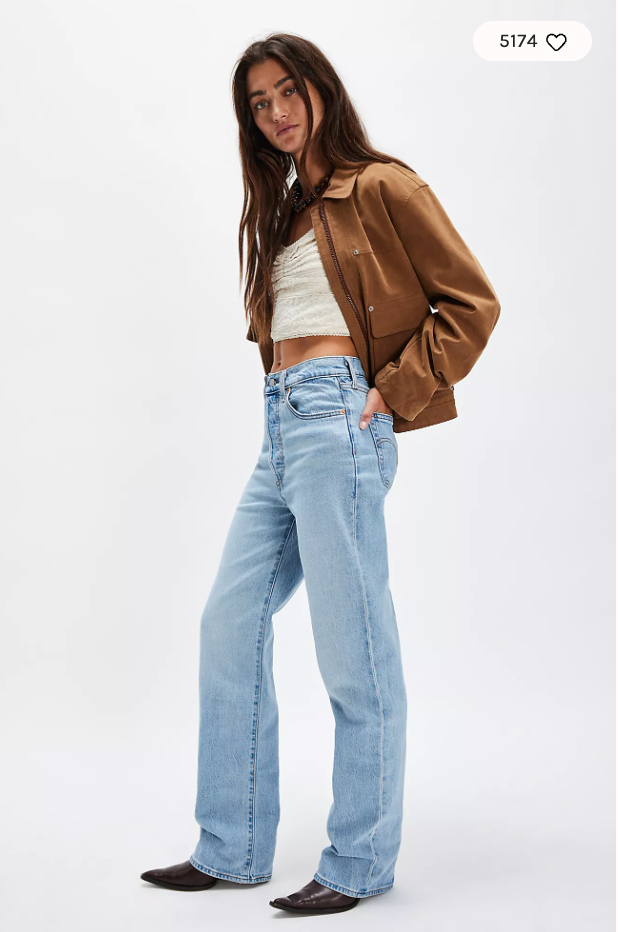 Levi’s Ribcage Straight High-Rise Jeans thumbnail 4