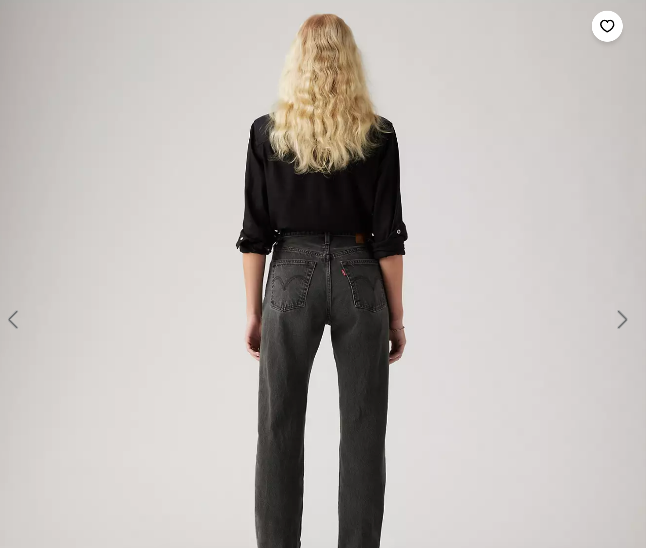 Levi’s 501 Straight Leg High-Rise Jeans
