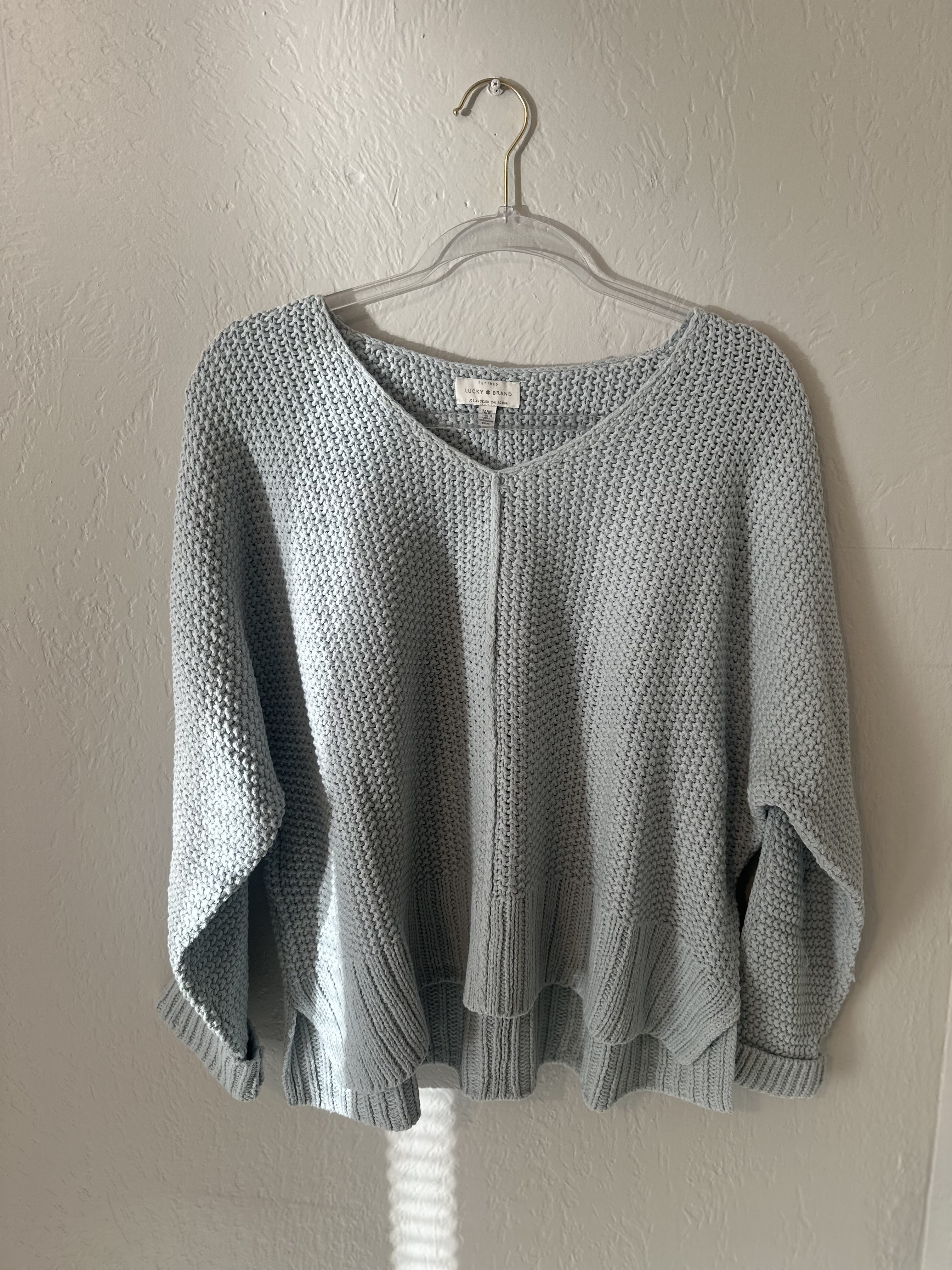 Lucky Brand Crochet Sweater