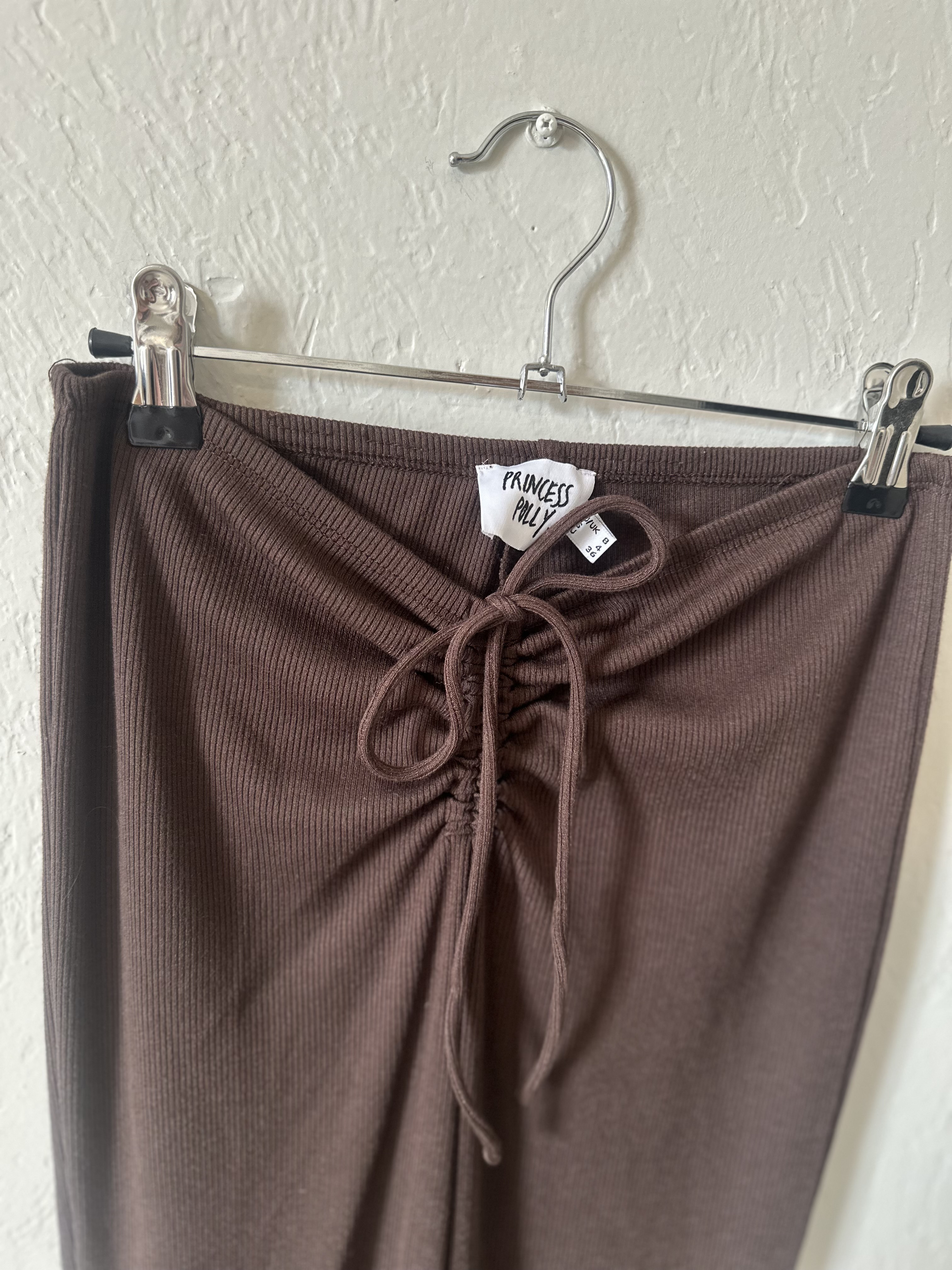 Princess Polly Imogen Ribbed Pants thumbnail 3