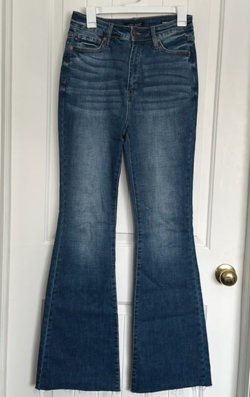 Judy Blue Control Top Flare Jeans thumbnail 2