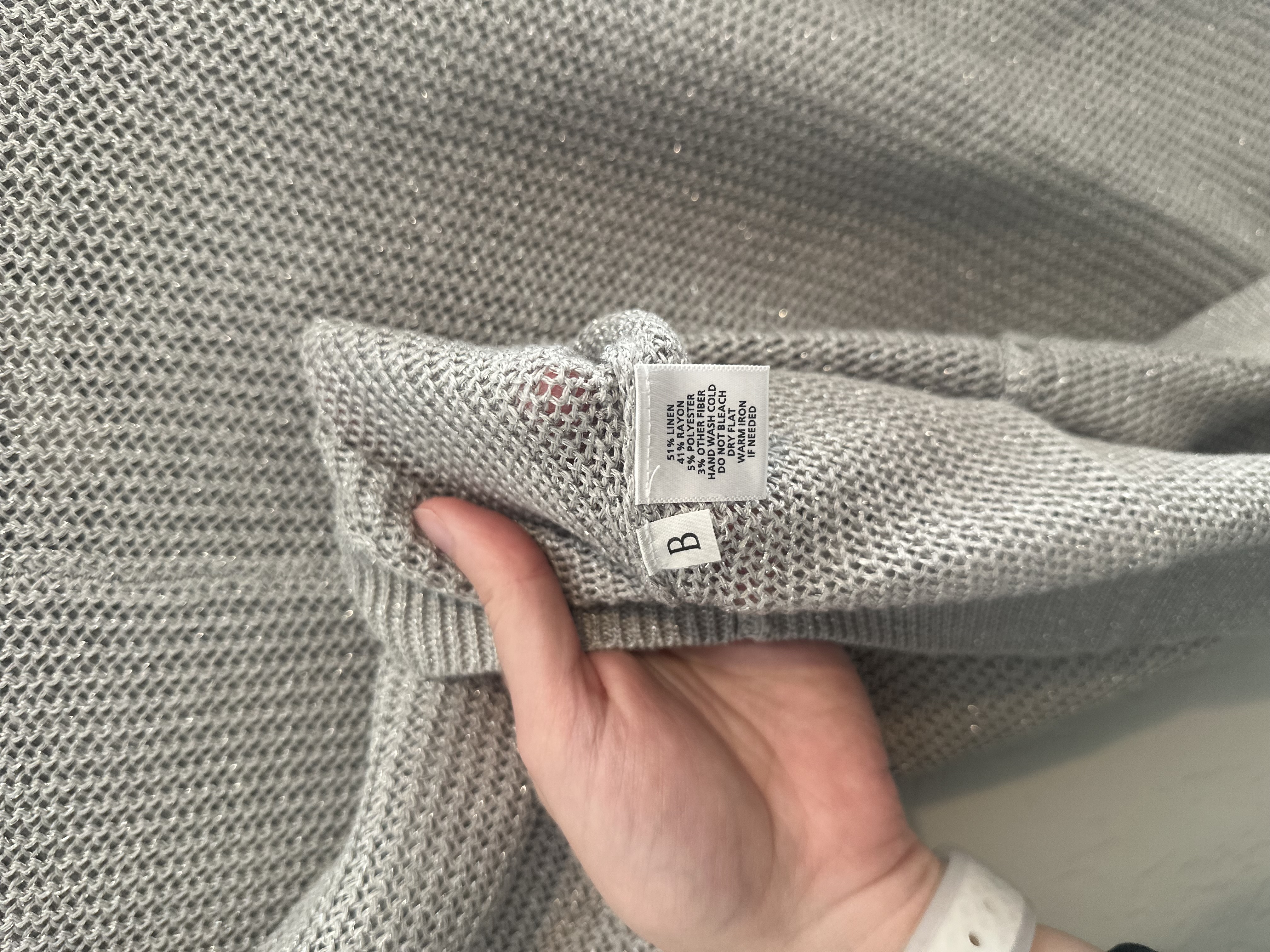 LOFT Sparkly Short Sleeve Sweater thumbnail 4