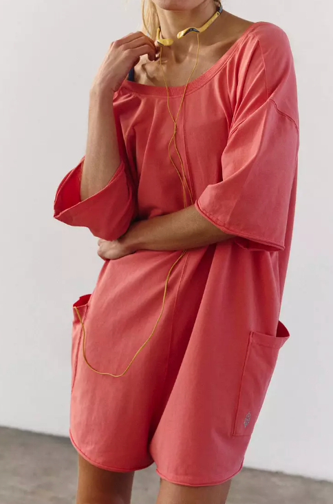NWT Free People Hot Shot Tee Romper thumbnail 2