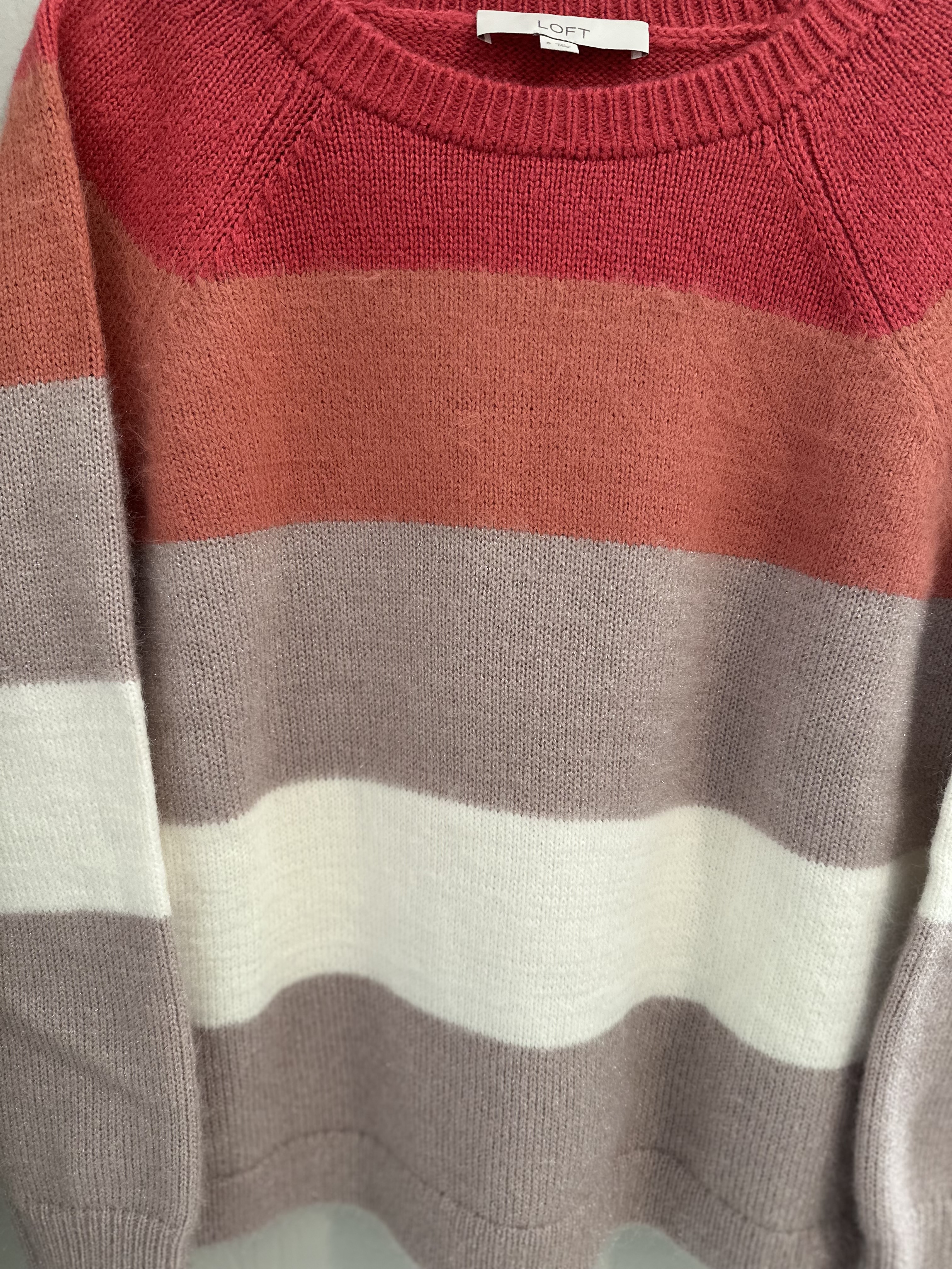 LOFT Striped Sweater thumbnail 2