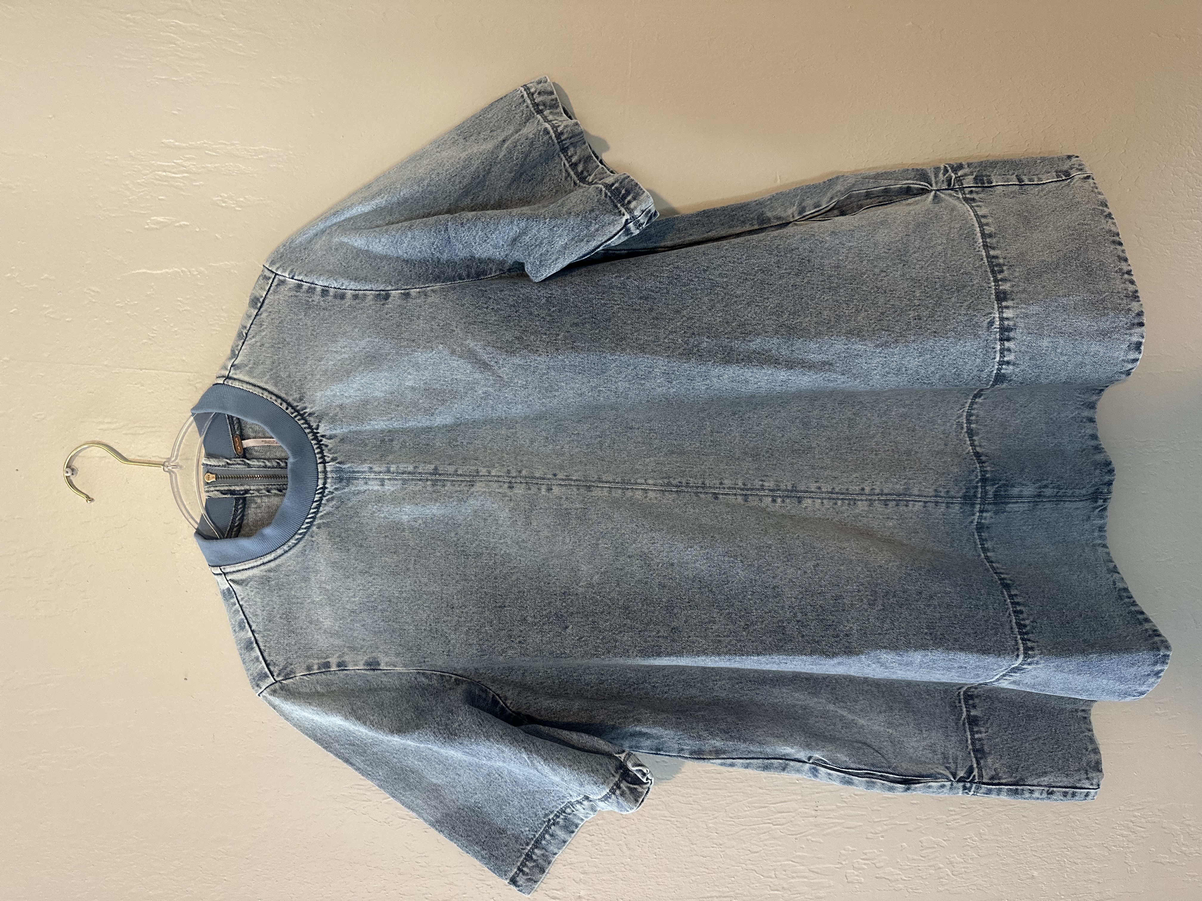 NWT Free People Harlow Denim Mini Dress thumbnail 5