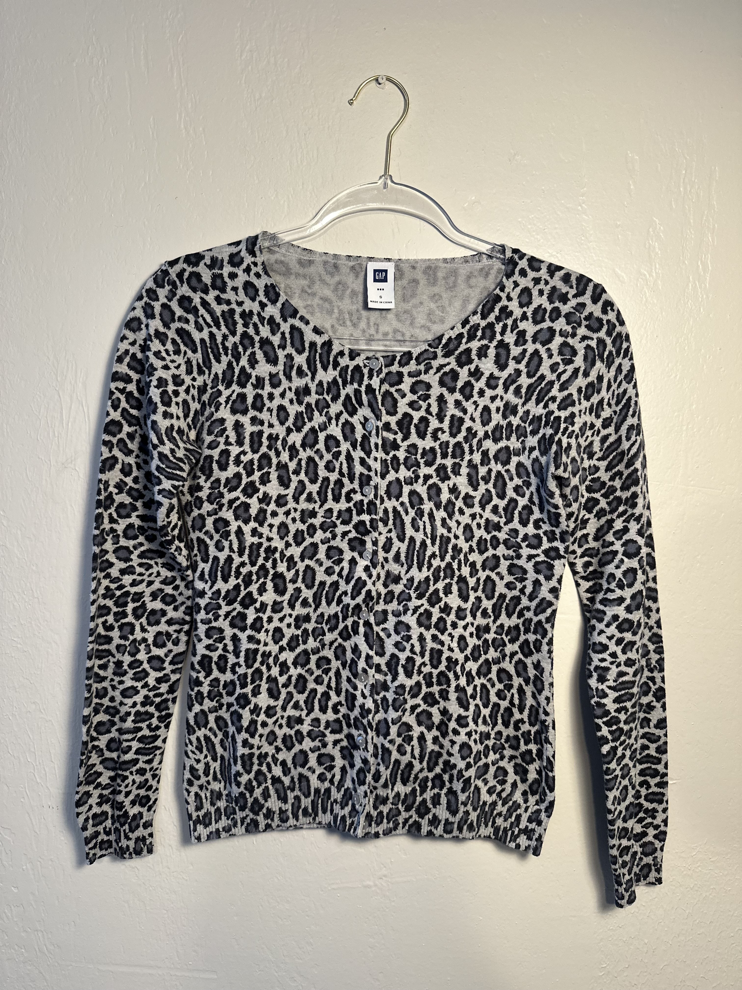 GAP Leopard Cardigan 