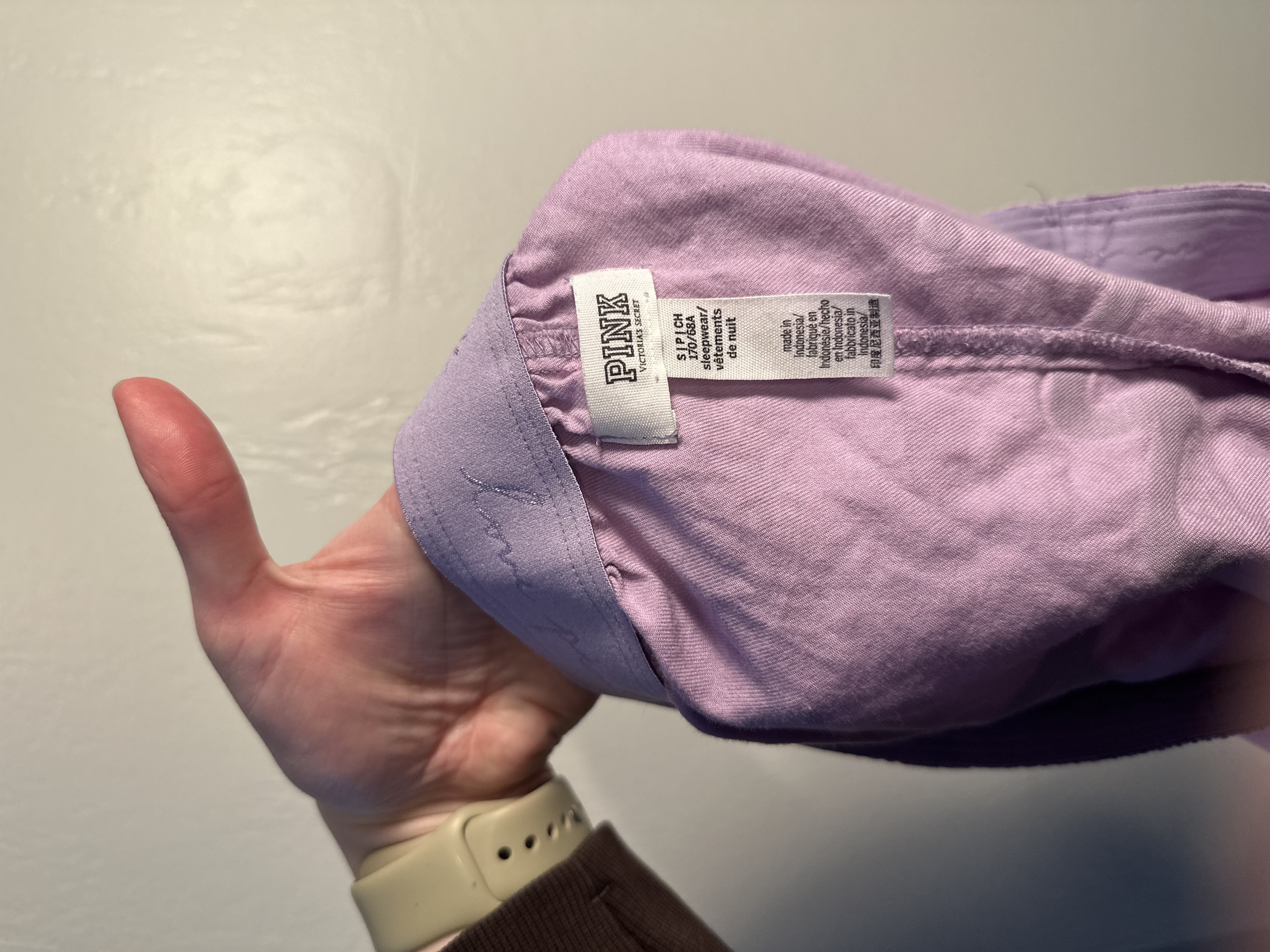 PINK Cotton Pajama Shorts thumbnail 5