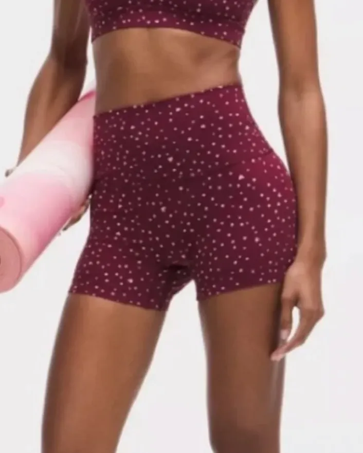 NWT Lululemon Align Heart Biker Shorts  thumbnail 2