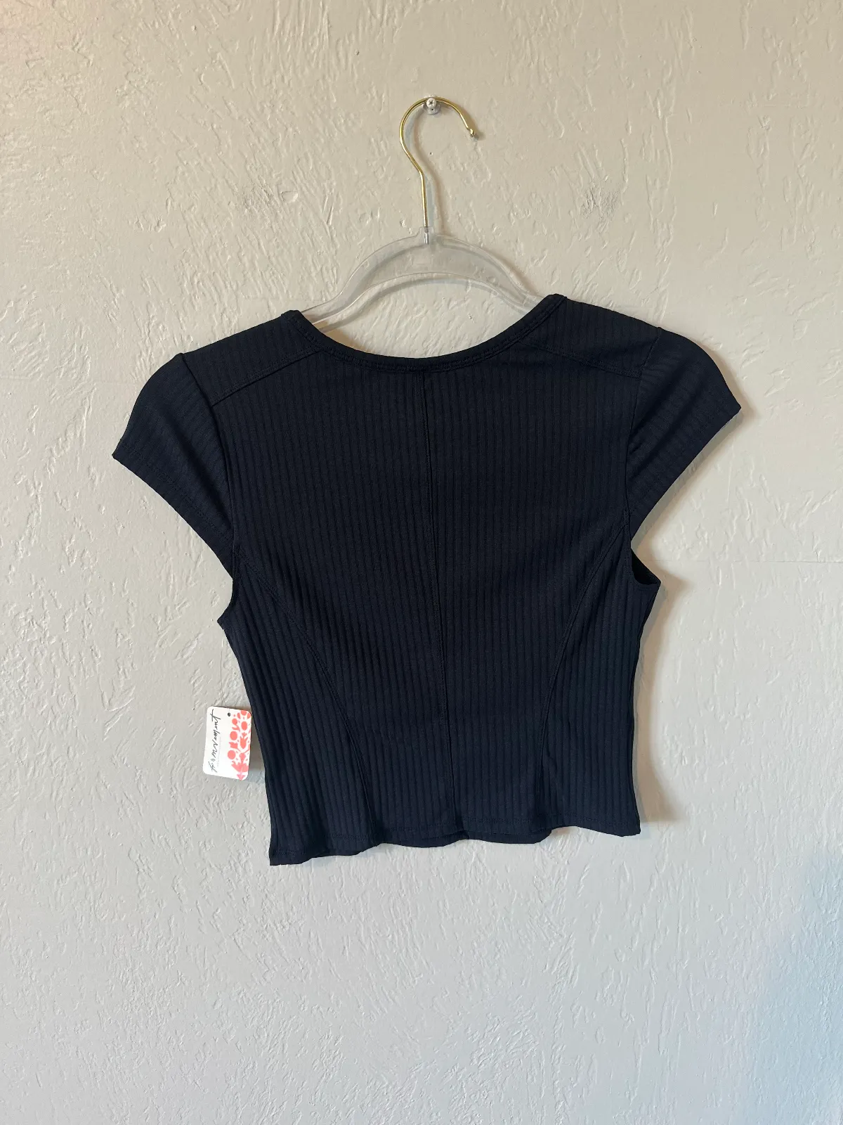 NWT Free People Tempo Ribbed Baby Tee thumbnail 2