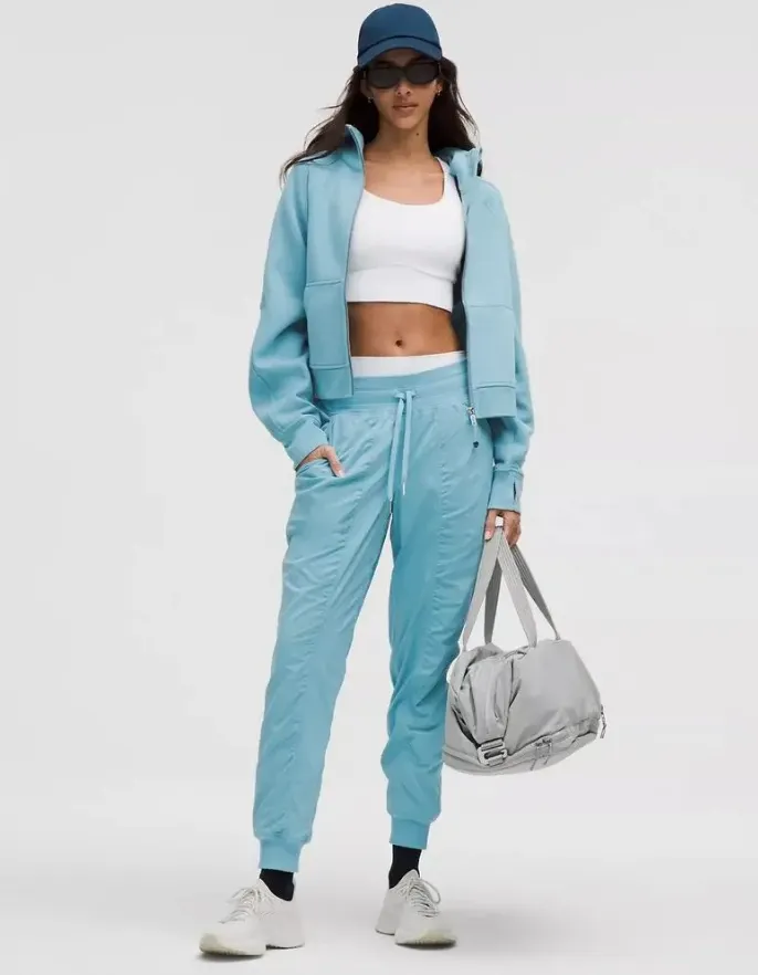 Lululemon Dance Studio Mid-Rise Jogger in Washed Blue