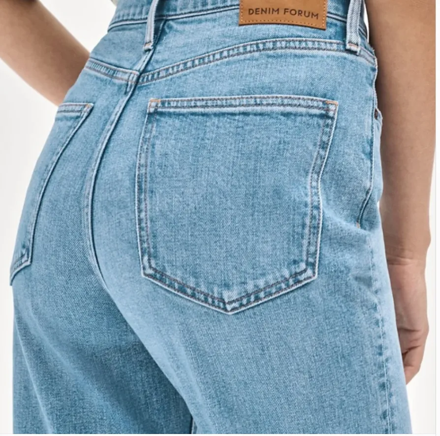 Denim Forum The Twiggy High Rise Flare Jeans  thumbnail 3