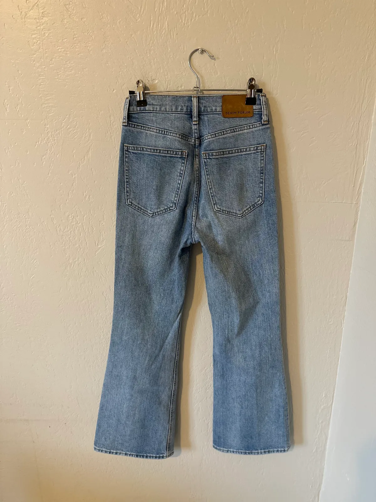 Denim Forum The Twiggy High Rise Flare Jeans  thumbnail 5