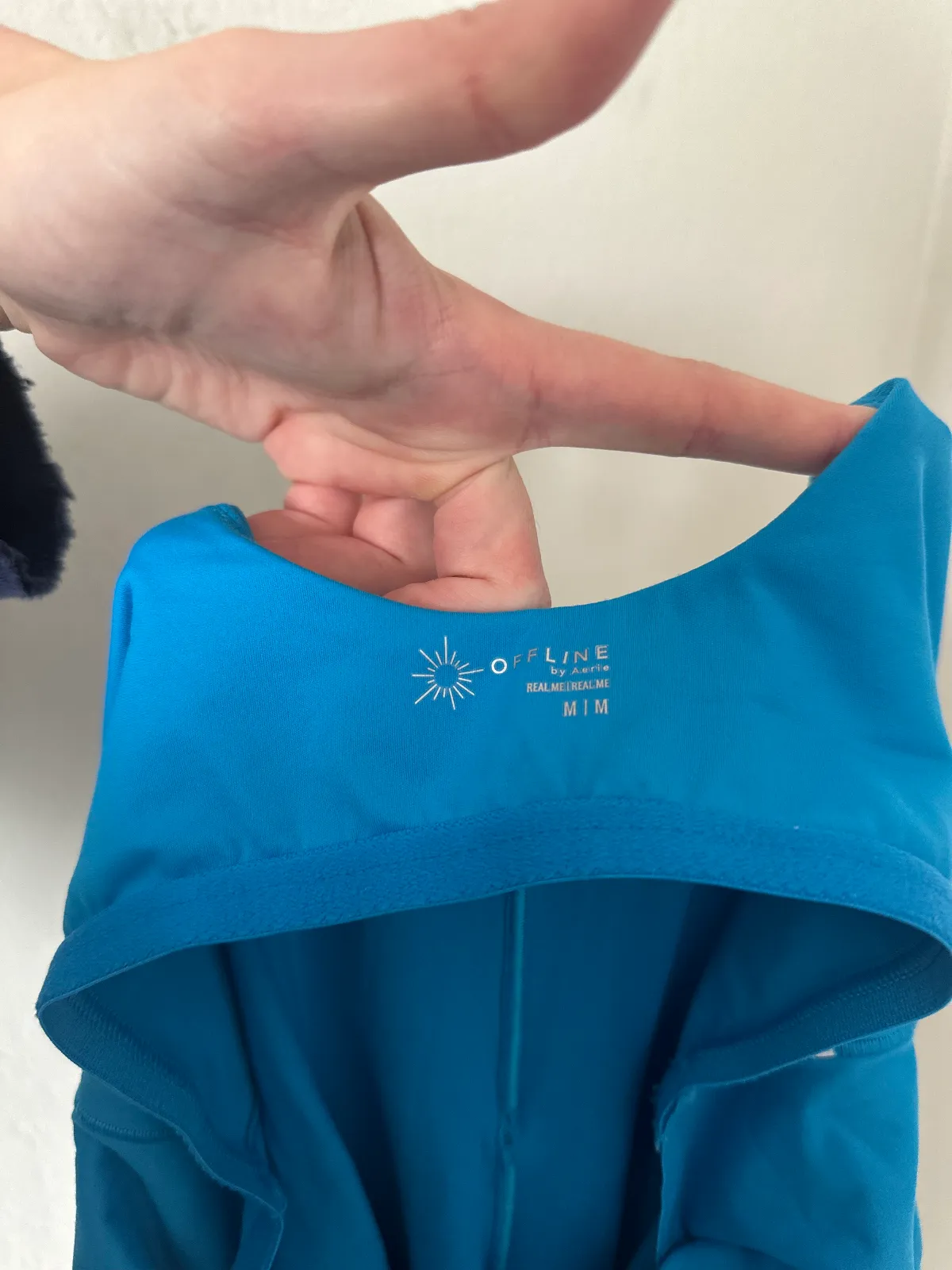 Aerie Romper in Blue thumbnail 4
