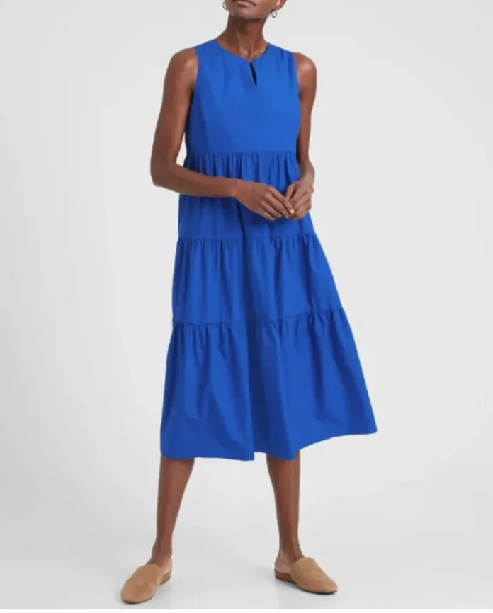 Banana Republic Tiered Midi Dress