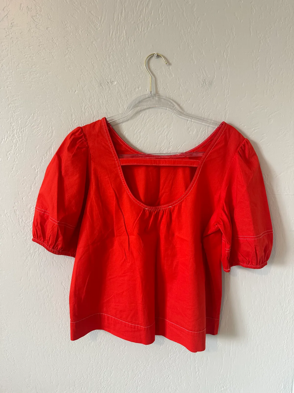 LOFT Puff Sleeve Top thumbnail 2