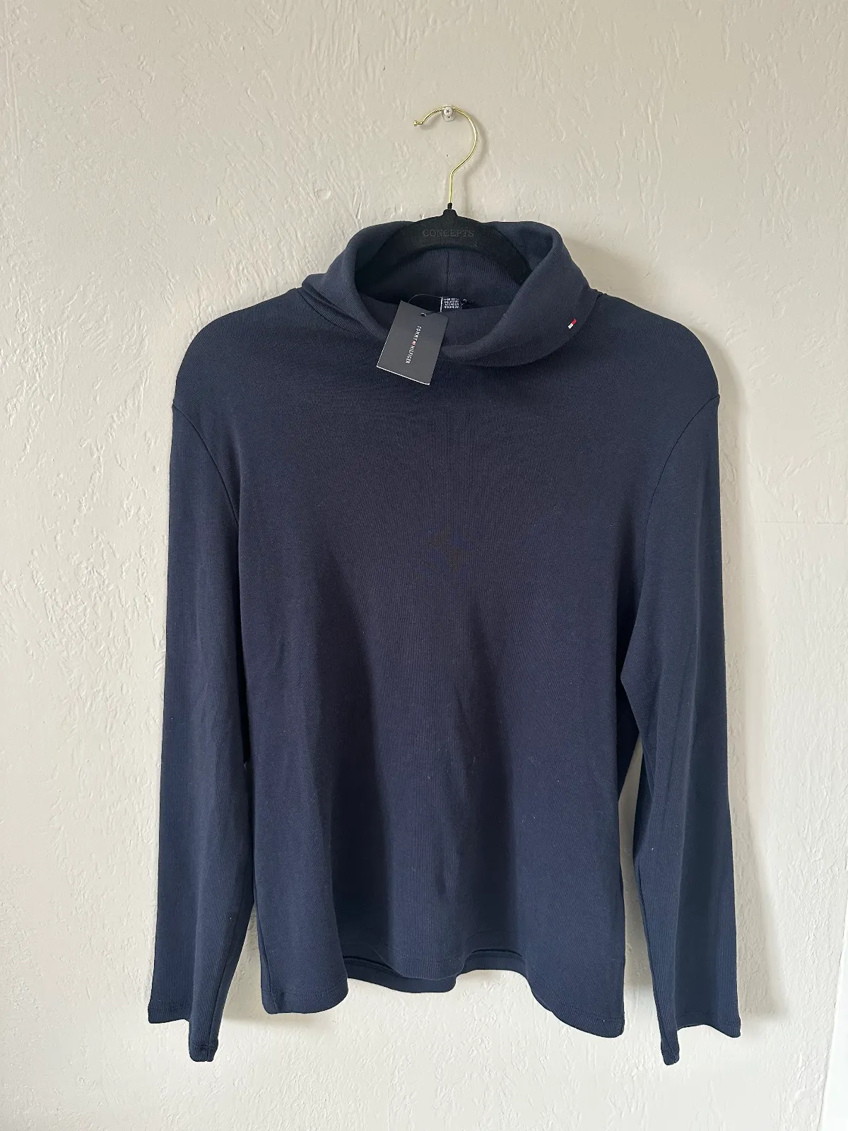 NWT Tommy Hilfiger Vintage Navy Turtleneck
