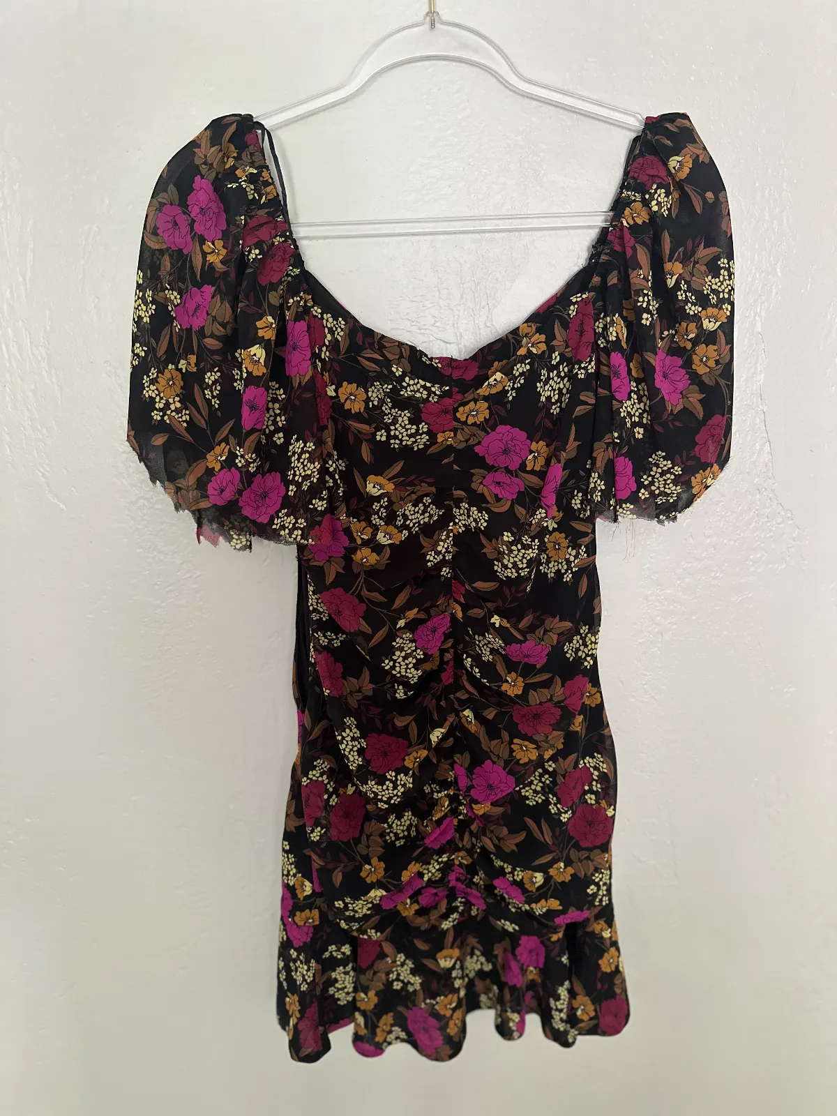 ASTR The Label Black Floral Dress thumbnail 2