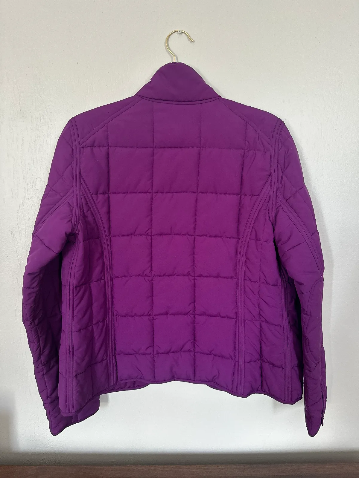 Ralph Lauren Dark Purple Puffer Coat thumbnail 2