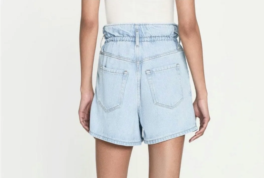 FRAME Denim High-Rise Shorts