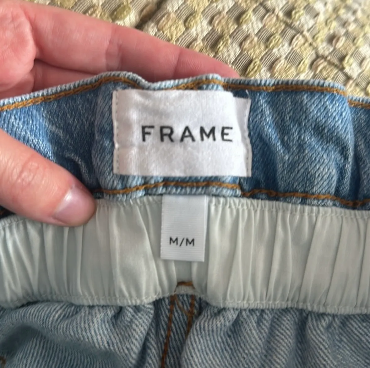 FRAME Denim High-Rise Shorts thumbnail 3