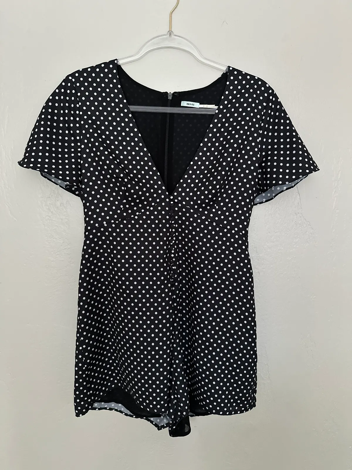UO Kimchi Blue Polka Dot Romper thumbnail 2