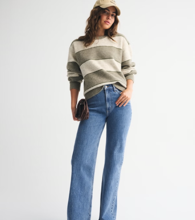 NWT Abercrombie & Fitch High Rise 90s Relaxed Jean