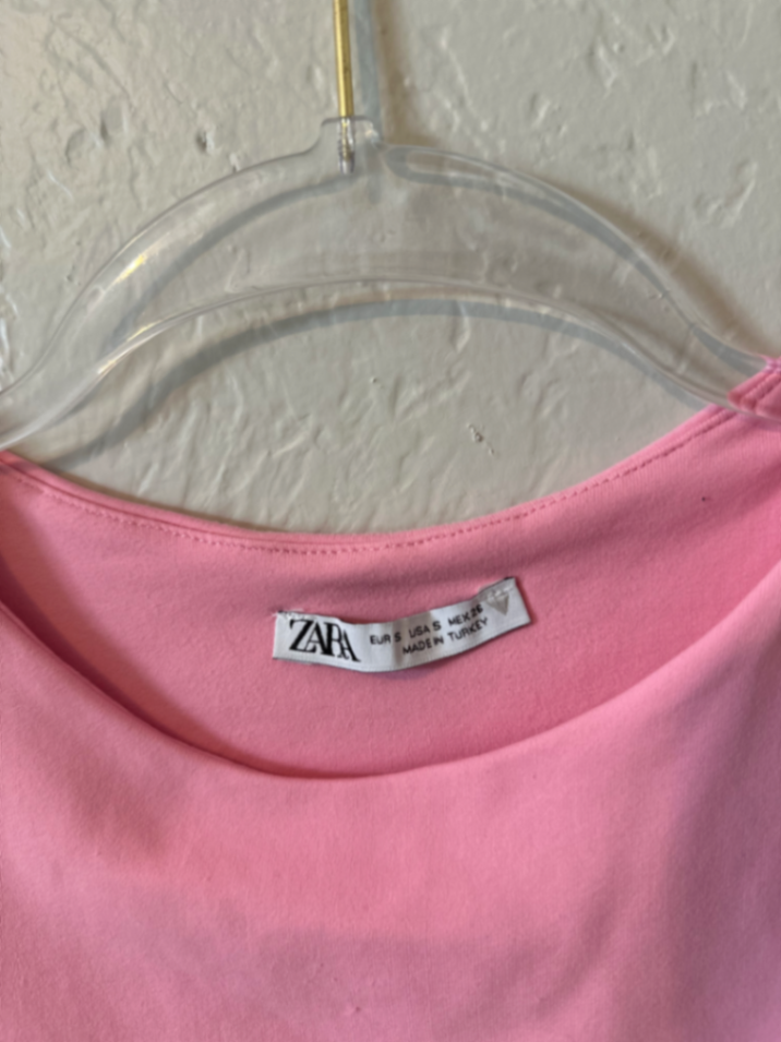 ZARA Halterneck Double Lined Bodysuit thumbnail 3