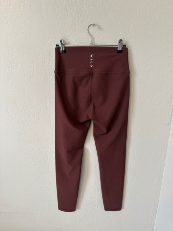 Wilo The Label Ribbed Brown Leggings  thumbnail 2
