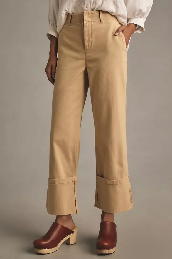 Anthropologie Pilcro Relaxed Cuffed Pants  thumbnail 2