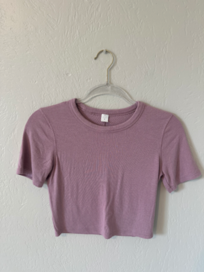 Lululemon Hold Tight Straight-Hem Cropped T-Shirt thumbnail 2
