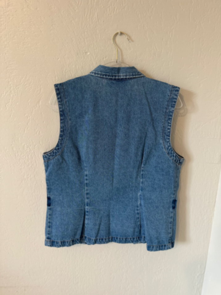 Molly Malloy Denim Vest  thumbnail 2