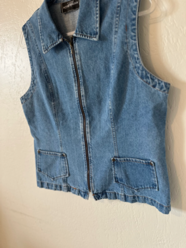 Molly Malloy Denim Vest  thumbnail 3