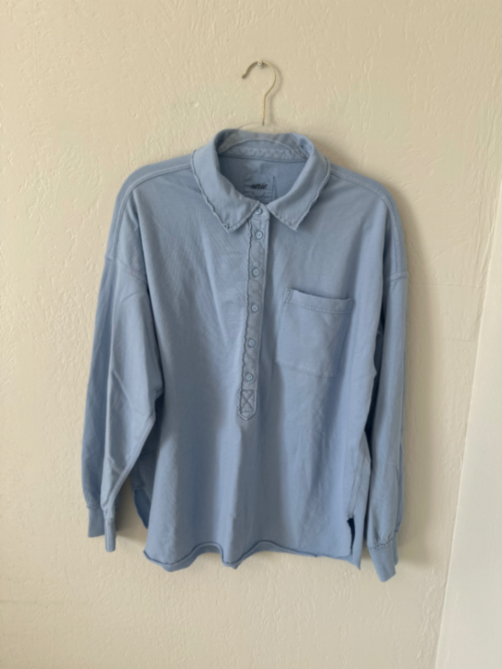 Aerie 3/4 Button Down Pullover