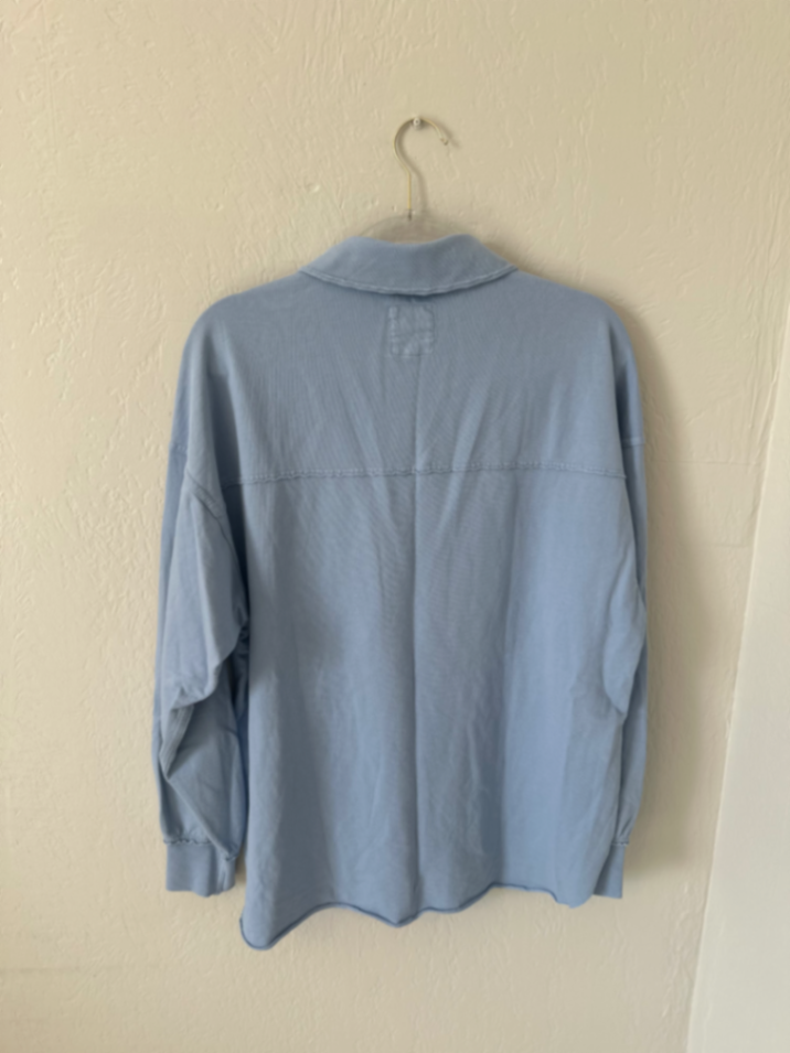 Aerie 3/4 Button Down Pullover  thumbnail 2